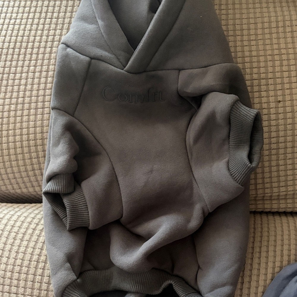Comfit Gray Dog Hoodie